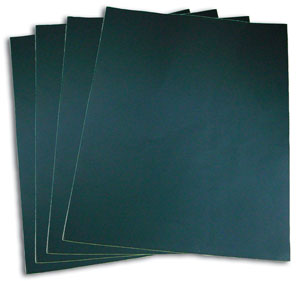 9 x 12 Slate Colored Metal Embossing Sheets - 4 Pack, Supplies