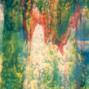 Uroboros Emerald, Spring & Light Green Mottled With Red, Blue & Amber Highlights