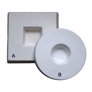 10 Wide Rimmed Round Plate