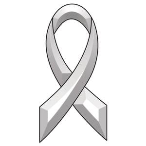 Awareness Ribbon Bevel Cluster