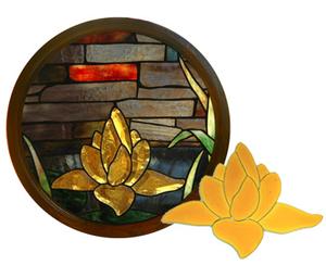 Waterlily Bevel Cluster, Floral Clusters