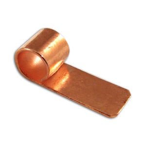 Small Solid Copper Tube Bail - 5 Pack