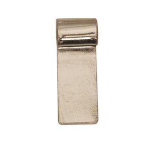 Small Silver Plated Tube Bails - 5 pack, Pendants & Bails