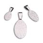 Small Sterling Silver Oval Bail