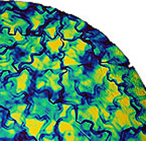Quarter Sheet Copper / Cyan Fusion On Thin Black - 96 Coe