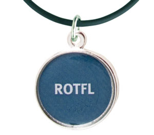 Rolling On The Floor Laughing Pendant Necklace
