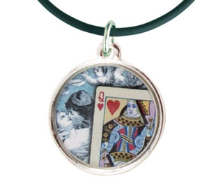 Queen Of Hearts Pendant Neckalce