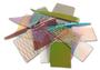 1/2 Lb CBS Crinklized Scrap On Thin Clear - 96 COE