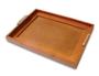 Wooden Tray With Brass Handles