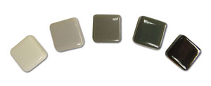 Shades of Gray Recycled Glass Tile Mix, Recycled Tile Mixes