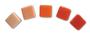 Orange Crush Recycled Glass Tile Mix