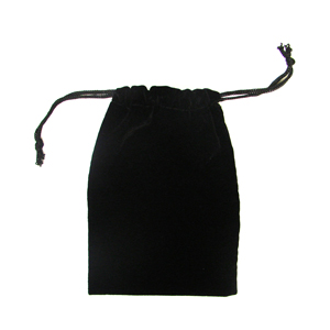 4 x 5 Black Velvet Pouches, Gift  Boxes