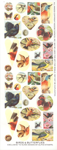 Nature Collage Sheet, Inclusions