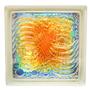 Water Ripple Dichroic Glass Block
