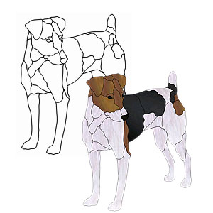 Jack Russell Terrier Dog Obsession Pattern
