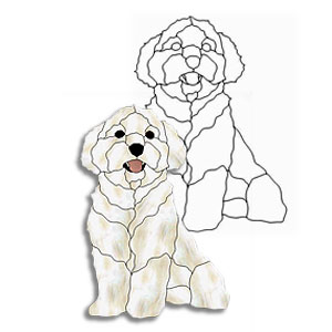 Image of Maltese Dog Cake