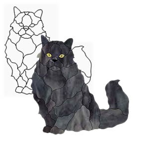 Persian Cat Obsession Pattern