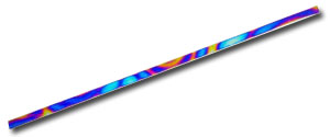 Tie Dye Hot Stix On Thin Black - 90 Coe