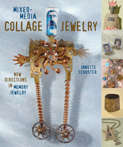 Mixed-media Collage Jewelry