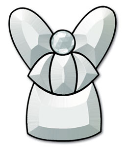 Hanging Angel Bevel Cluster