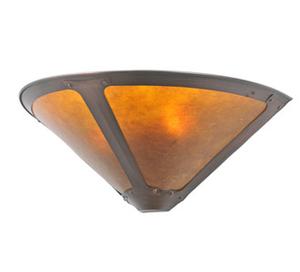 Van Erp Amber Mica Wall Sconce�