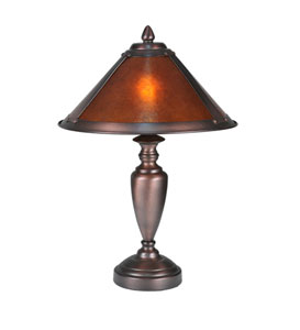 17 Van Erp Amber Mica Accent Lamp�
