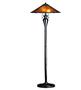 65 Van Erp Amber Mica Floor Lamp 