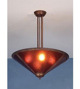 Amber Mica Ceiling Lamp