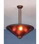 Amber Mica Ceiling Lamp