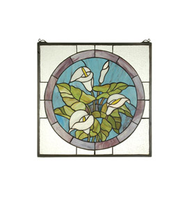 Calla Lily Stained Glass Window 