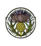 Thistle Stained Glass Window 
