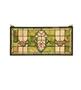 Tulips Transom Stained Glass Window 