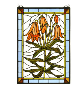 Trumpet Lily Stained Glass Window�