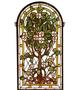 Arched Tree Of Life Stained Glass Window
