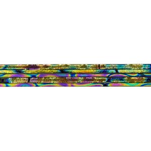 Tie Dye Hot Stix On Thin Clear 10 Pack - 96 Coe