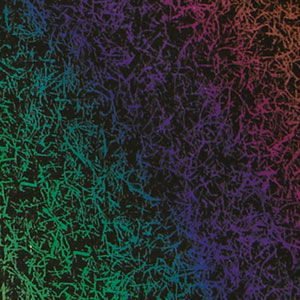 4 X 4 Fiber On Thin Clear Rainbow 2 - 96 Coe