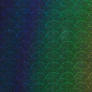 4 X 4 Swirls On Thin Clear Rainbow 2 - 96 Coe