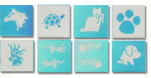Pets Designs 8 Pack On Thin Clear - 90 COE
