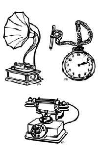 Vintage Fine Art Sepia Decals, Fusing Decals & Stencils