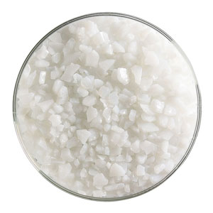 5 oz Opaque White Coarse Frit - 90 Coe