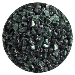 5 Oz Aventurine Green Transparent Frit - Coarse - 90 Coe