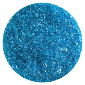 5 Oz Turquoise Blue Transparent Frit - Medium - 90 Coe