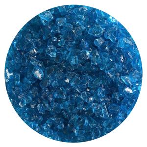 5 oz Turquoise Blue Transparent Frit - Coarse - 90 COE