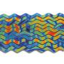 6mm Far Out Dichroic Waves On Black - 90 COE