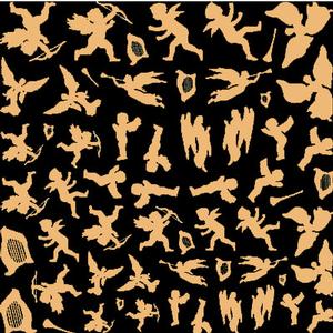 Glass Accents Angels Gold Decal
