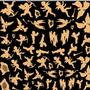 Glass Accents Angels Gold Decal