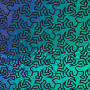 4 x 4 Reptiles Laser Etched on Thin Clear - 96 COE