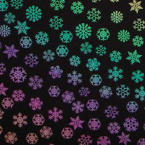 Snowflakes Rainbow 2 on Thin Clear - 90 COE