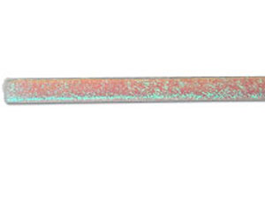 Bullseye Dichroic on Clear Wide Sizzle Stix - 90 COE, Specialty Rods & Stix
