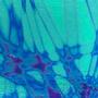 Red / Silver Blue Pixie Stix On Thin Clear - 90 Coe